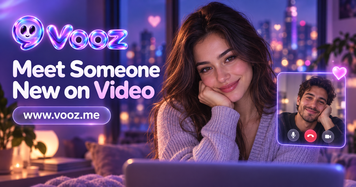 Free Random Video Chat: Start with Free Matches | Vooz