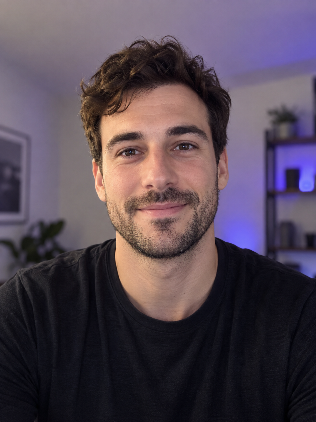 Male local video preview